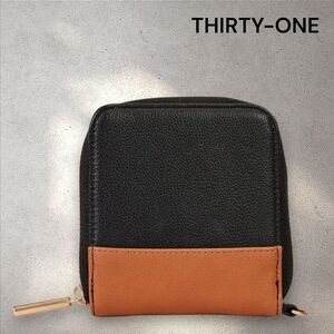 Thirty-One Black and Tan Wallet